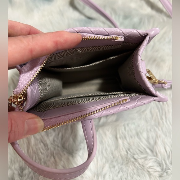 Filly Flair Woven Vegan Leather Parker Crossbody•Lavender•Spring NWOT Easter - Picture 5 of 8